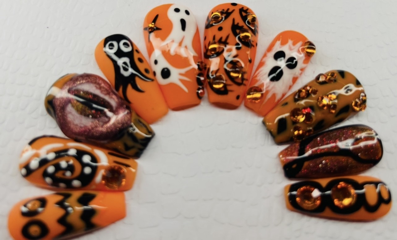 Orange Halloween Set
